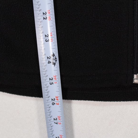 Woolrich Vest Women's Large Black Sleeveless Solid Fleece - Picture 5 of 14